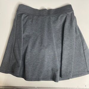 The Children's Place Girl Skater Skirt Skort Heather Gray Blue Sz L 10-12